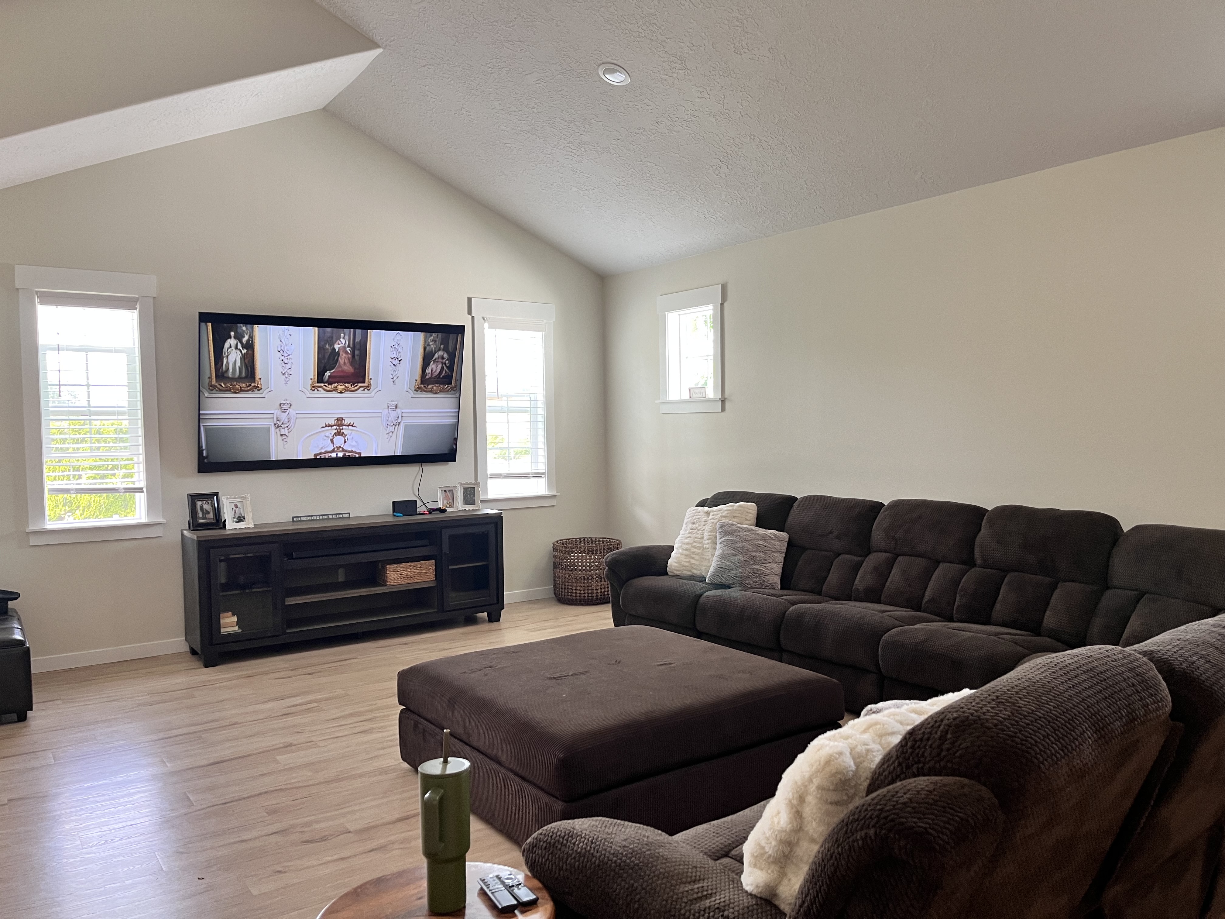 Home addition perspective from the driveway