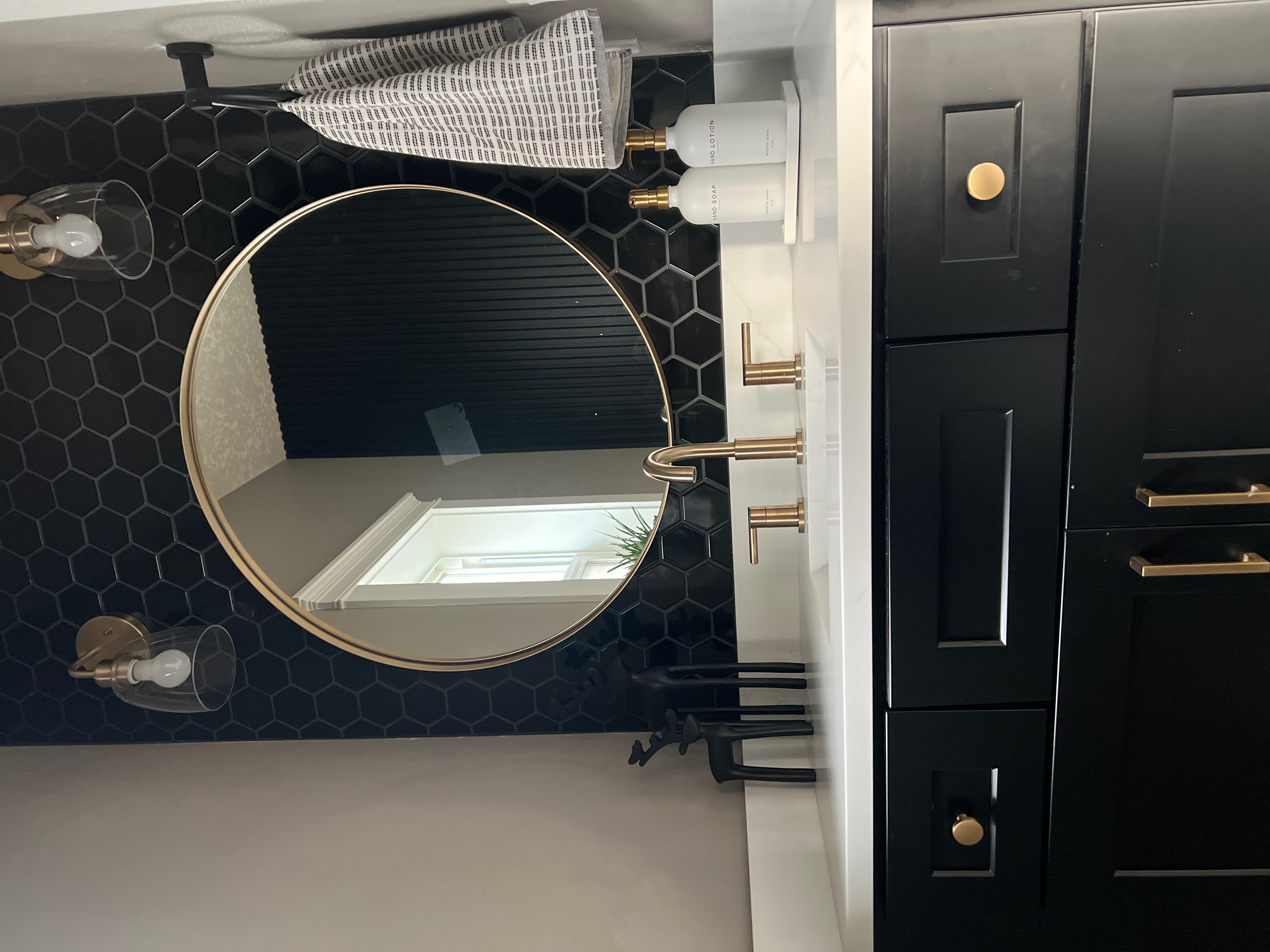 Half-bath remodel hero view